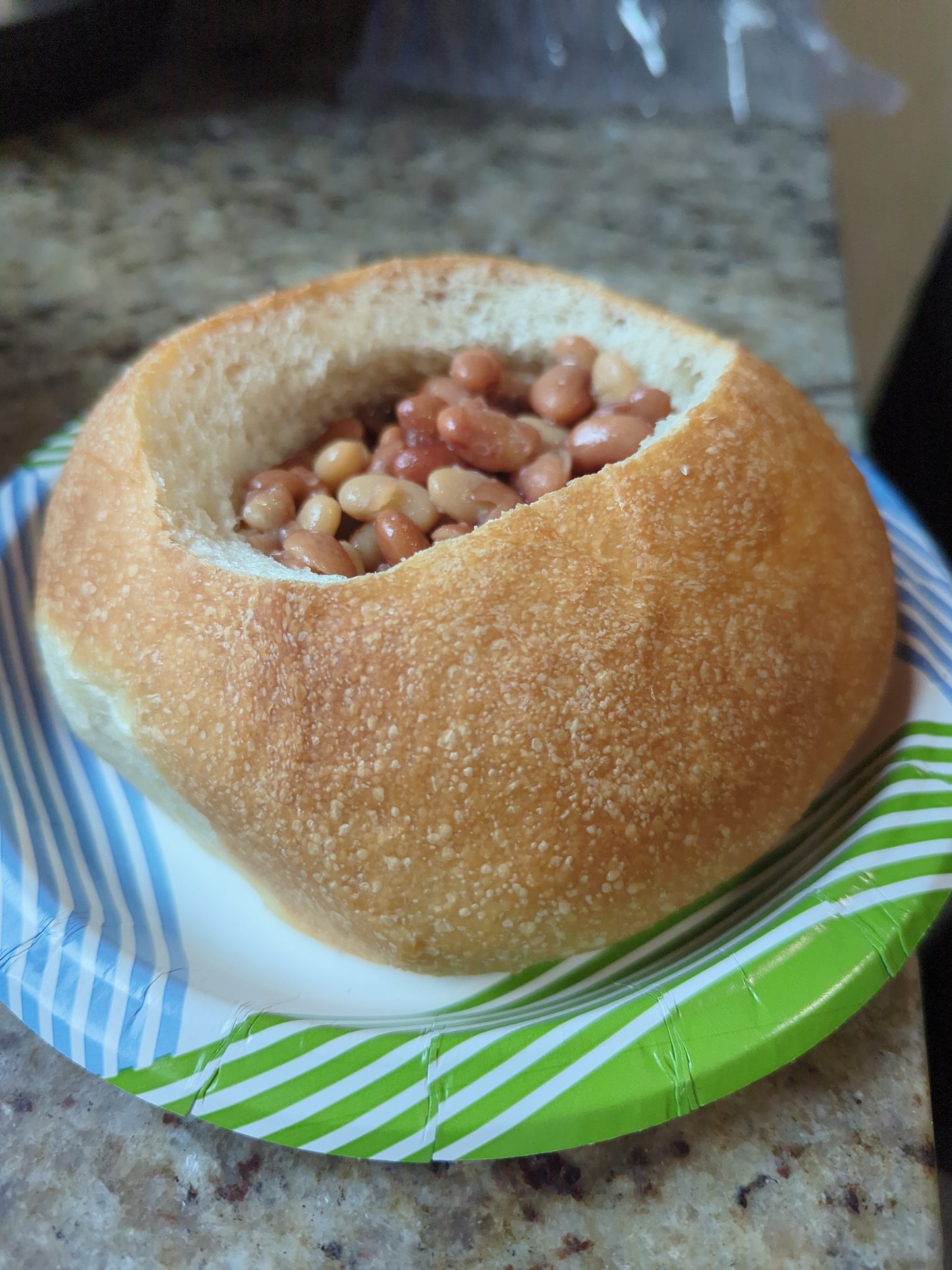 Single sourdough bread bowl
